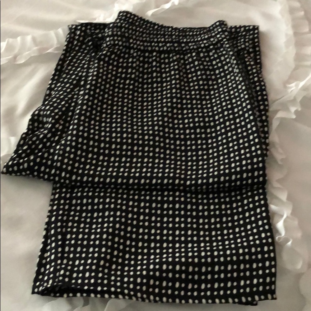 NWT LOFT Print Drawstring Pants